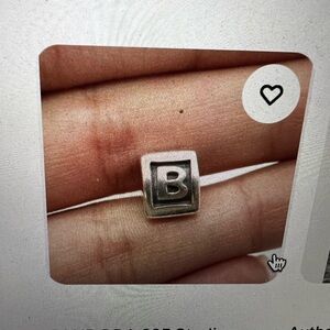 Pandora Letter B .925 Ale Silver Charm